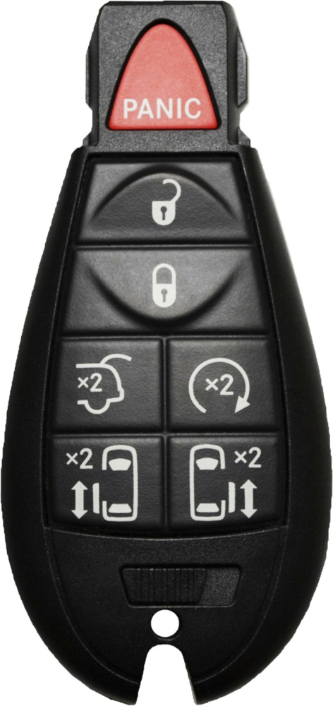 2011 - 2016 Chrysler Town & Country 7 Button Proximity Fobik Key - Emergency key included - IYZ-C01C-2