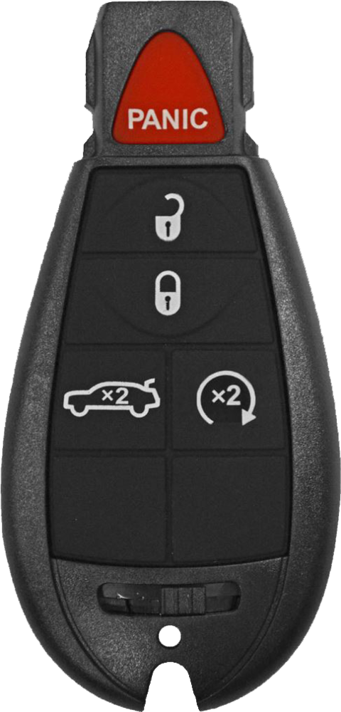 2008 - 2010 Dodge 5 Button Fobik w/ Remote Start - Emergency key included - M3N5WY783X-1