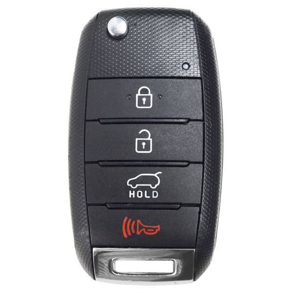 2018 - 2019 Kia Sorento 4 Button Keyless Entry Flip Remote w/ Hatch - OSLOKA-910T (UMD1)-1