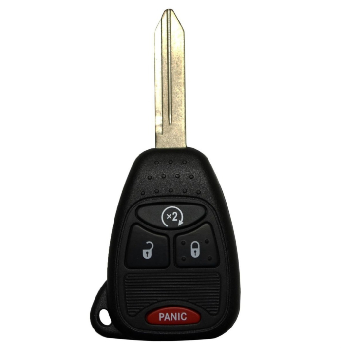 2005 - 2018 NEW Dodge/Jeep 4 Button Remote Head Key w/ Remote Start - OHT692713AA-1