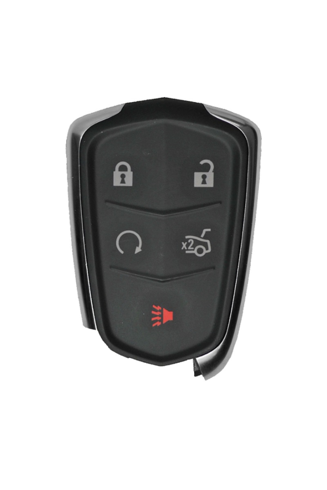 2014 - 2019 NEW Replacement Cadillac 5 Button Smart Remote w/ Trunk - Emergency key included - 315Mhz - HYQ2AB-2