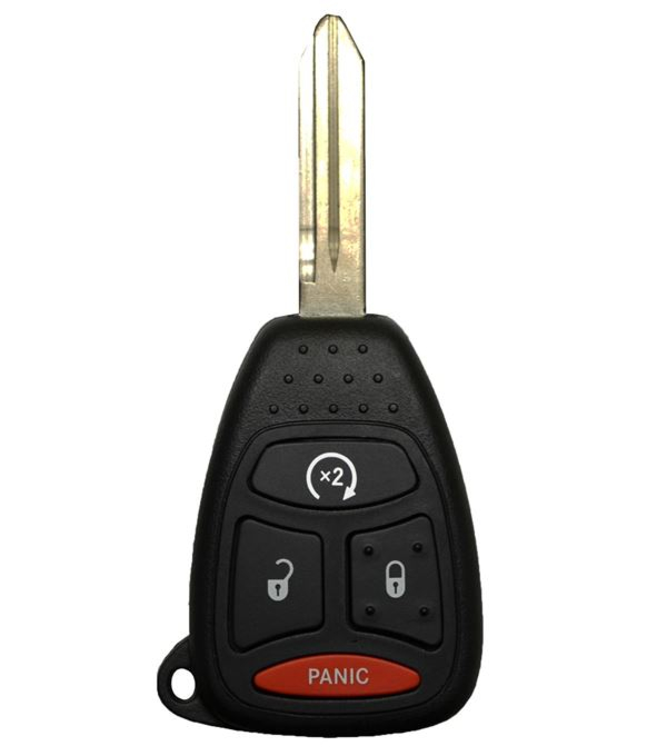 2007 - 2011 OEM Dodge 4 Button Remote Head Key w/ Remote Start - KOBDT04A-1