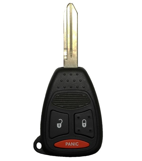2004 - 2011 OEM Dodge & Mitsubishi 3 Button Remote Head Key w/ Transponder - KOBDT04A-1