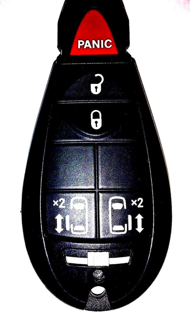 2008-2010 Dodge Grand Caravan 5 Button Fobik-Emergency key included- M3N5WY783X-1