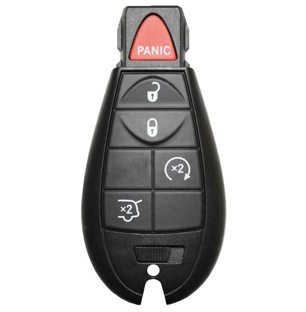 2008 - 2010 Dodge 5 Button Fobik Key w/ Remote Start - Emergency key included - M3N5WY783X-1