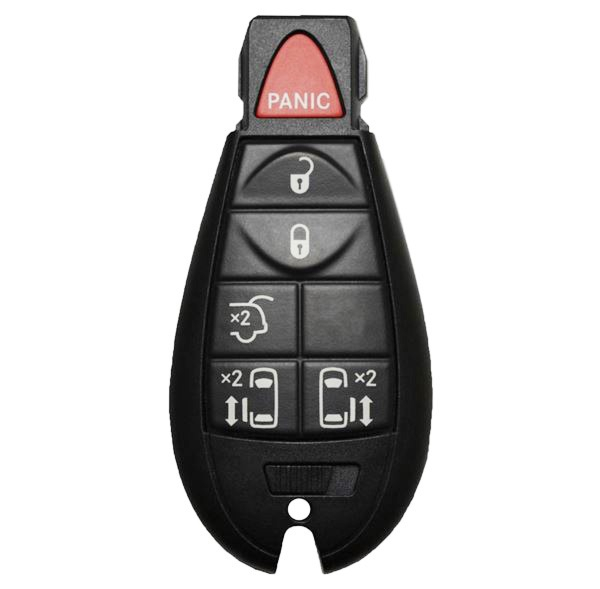 2008 - 2016 Chrysler Town & Country 6 Button Non-Prox Fobik w/o Remote Start - Emergency key included - IYZ-C01C-1