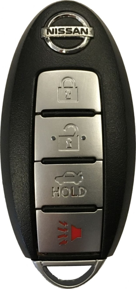 2007 - 2012 Nissan 4 Button Smart Remote w/ Trunk - Emergency key included - CWTWBU735-1
