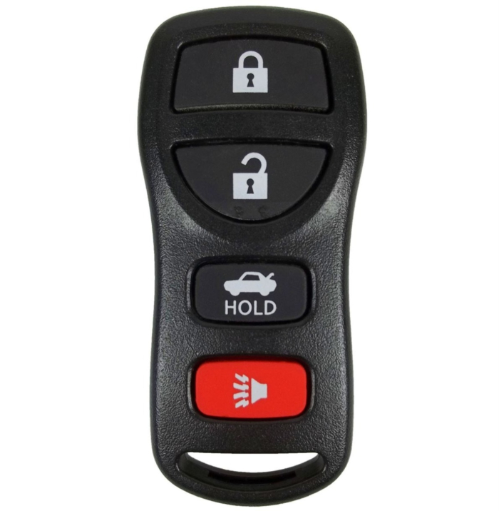 2002 - 2010 Nissan & Infiniti 4 Button Keyless Entry Remote Fob - KBRASTU15-6