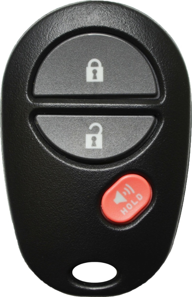 2004 - 2017 OEM Toyota 3 Button Keyless Entry Remote Fob - GQ43VT20T-1