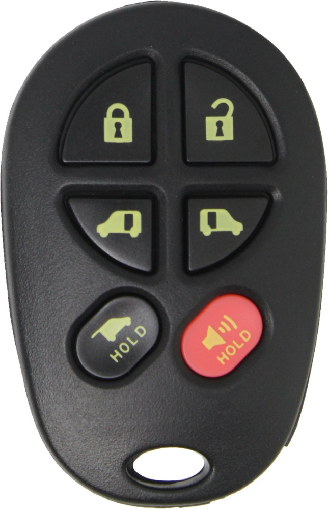 2004 - 2017 NEW Replacement Toyota Sienna 4 Button Keyless Entry Remote w/ Slide Door - GQ43VT20T-2