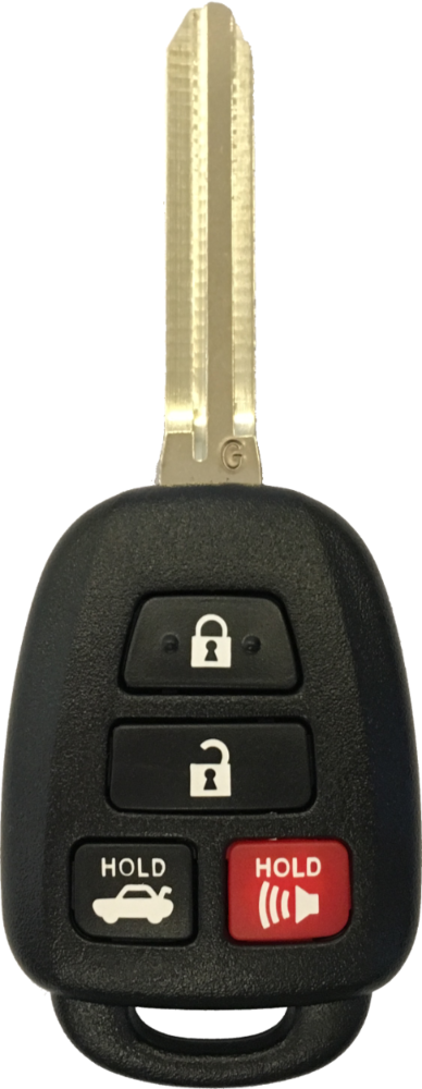 2012 - 2014 OEM Toyota Camry 4 Button Remote Head Key - G Chip - HYQ12BDM-1