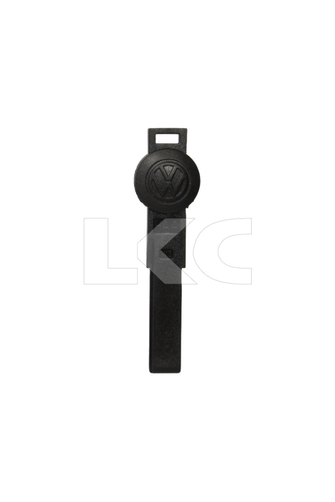 Volkwagen Plastic Emergency Key w/o Chip-1