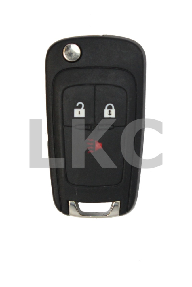 *SHELL, PAD, & BLADE ONLY* Chevrolet Spark 3 Button Remote Flip Key Casing - A2GM3AFUS03-1
