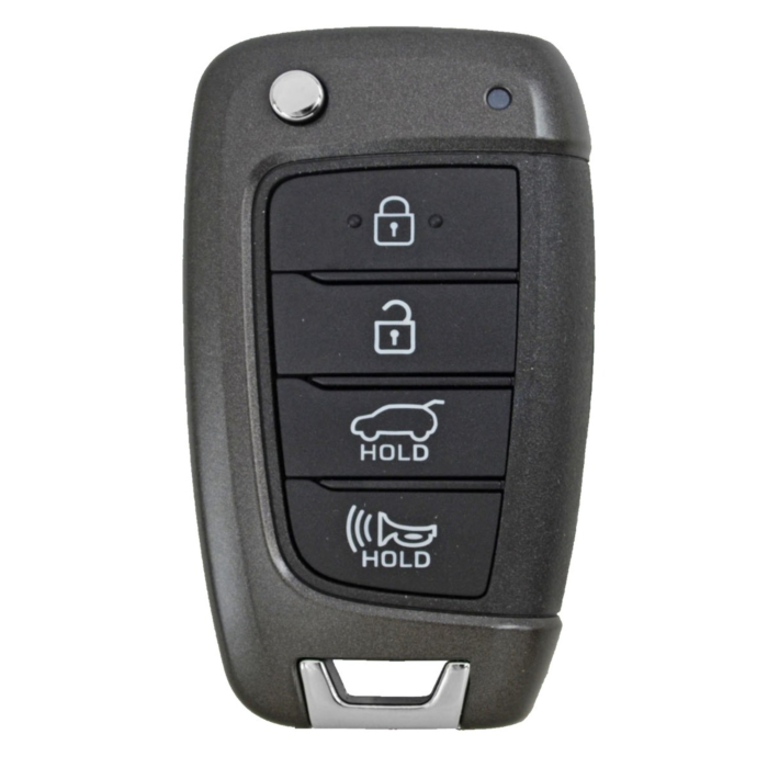 2018 - 2021 Hyundai Kona 4 Button Flip Remote w/ Hatch - OSLOKA-450T (OS)-1