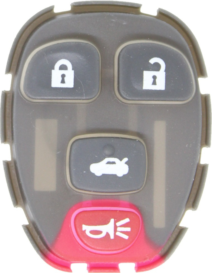 *PAIR OF* GM 4 Button Keyless Entry Remote Pads w/ Trunk - KOBGT04A-2