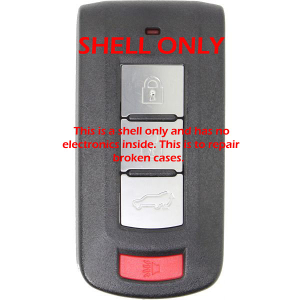 *SHELL & PAD ONLY* Mitsubishi 4 Button Smart Remote Casing - OUC644M-KEY-N-1