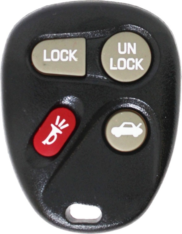 *SHELL & PAD ONLY* Cadillac 4 Button Keyless Entry Remote Fob Shell w/ Trunk - AB01602T, AB01502T/ABO1502T-2