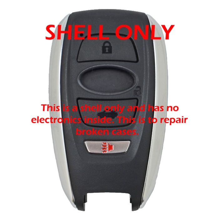 *SHELL & PAD ONLY* Subaru 4 Button Smart Remote Casing - HYQ14AHC, HYQ14AHK-1