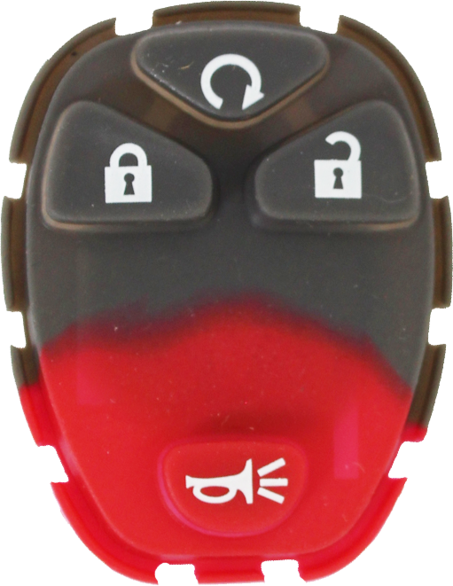 *PAD ONLY* GM 4 Button Keyless Entry Remote Pad w/ Remote Start - KOBGT04A-1