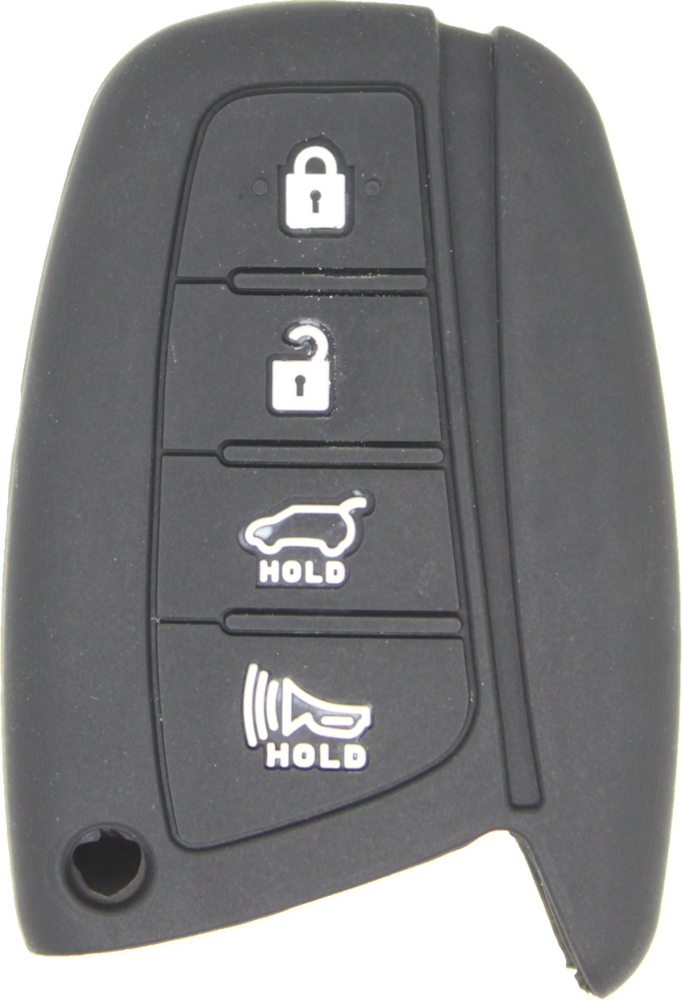 Hyundai 4 Button Smart Remote Silicone Cover w/ Hatch-2