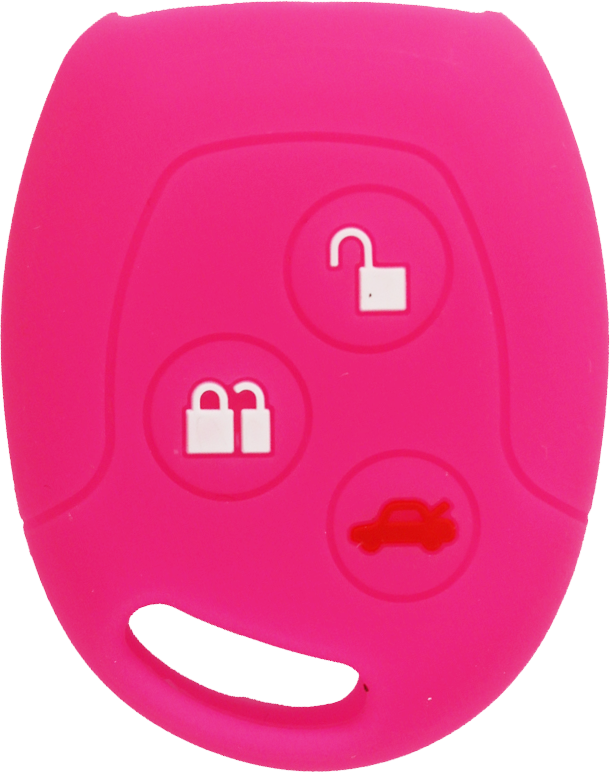 2010 - 2016 Ford 3 Button Silicone Cover - Pink-2