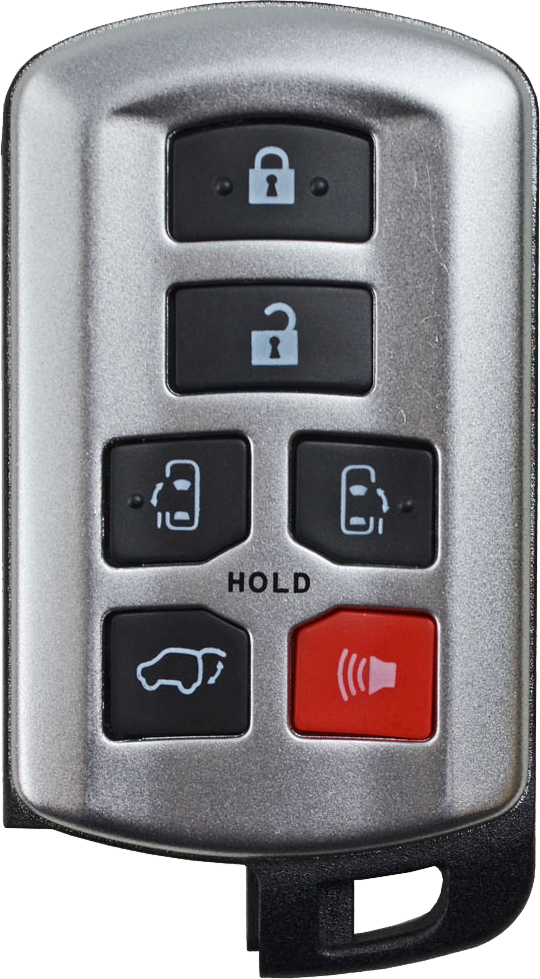 *SHELL & PAD ONLY* Toyota Sienna 6 Button Smart Remote Casing - HYQ14ADR-2