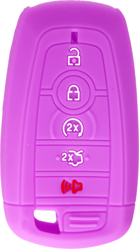 *PROTECT YOUR REMOTE* Ford 5 Button Smart Remote Silicone Cover - Purple-1