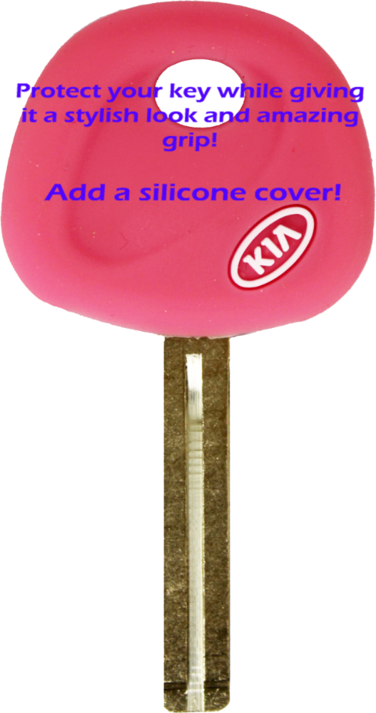 *PROTECT YOUR KEY* Kia Transponder Key Silicone Cover - Pink-1