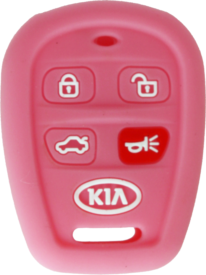 *PROTECT YOUR REMOTE* Kia 4 Button Silicone Cover - Pink-1