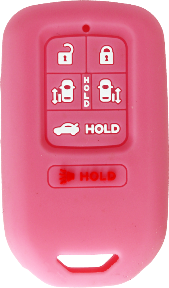 *PROTECT YOUR REMOTE* Honda Odyssey 6 Button Silicone Cover - Pink-1