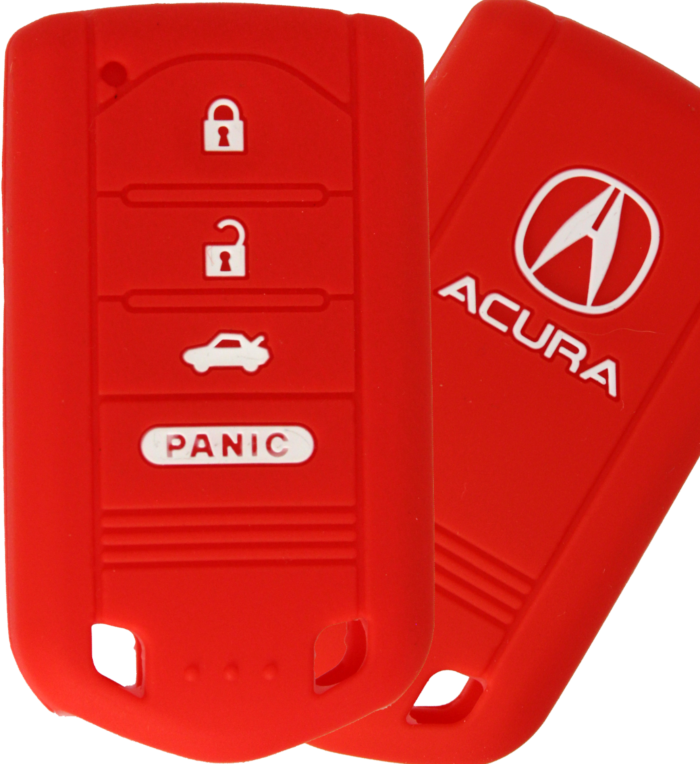 *PROTECT YOUR REMOTE* Acura 4 Button Silicone Cover - Red-1