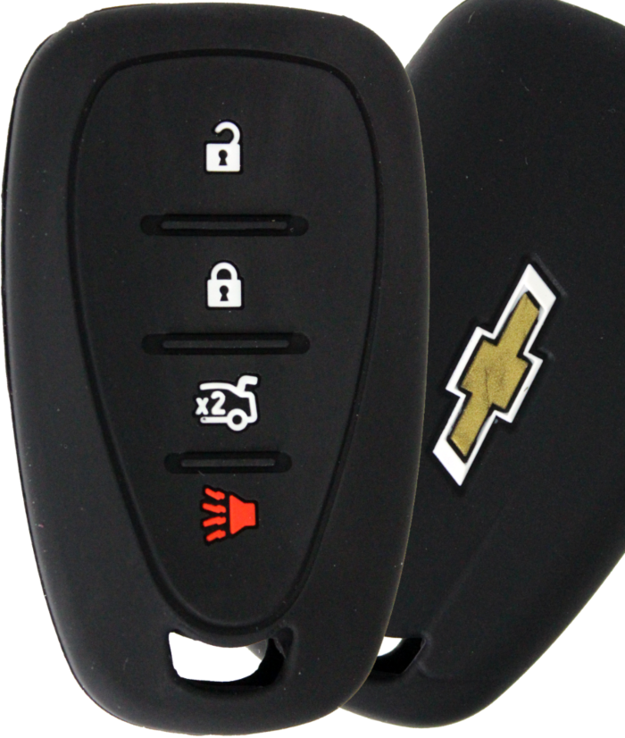 *PROTECT YOUR REMOTE* Chevrolet 4 Button Smart Silicone Cover-1