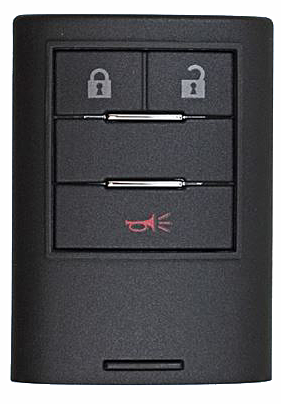 2010 - 2014 Cadillac SRX 3 Button Smart Key - High security emergency key included - NBG009768T-1