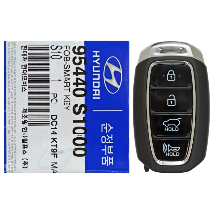 *NEW OEM* 2019 Hyundai Santa Fe 4 Button Smart Remote w/ Hatch - Emergency Key Included - OE: 95440-S1000-1