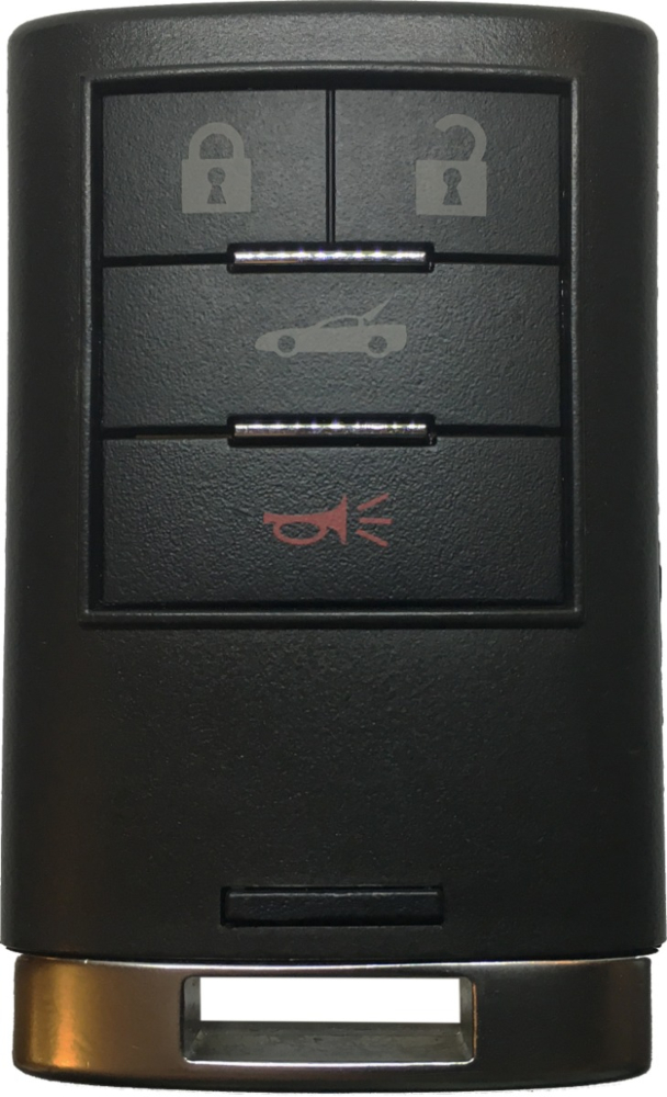 2008 - 2013 Chevrolet Corvette 4 Button Proximity Smart Key Remote - Standard blade included - M3N5WY7777A-2