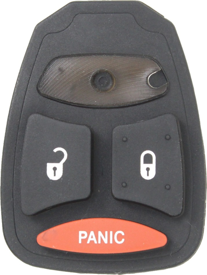 *PAD ONLY* Dodge & Mitsubishi 3 Button Remote Head Key Button Pad - KOBDT04A-2