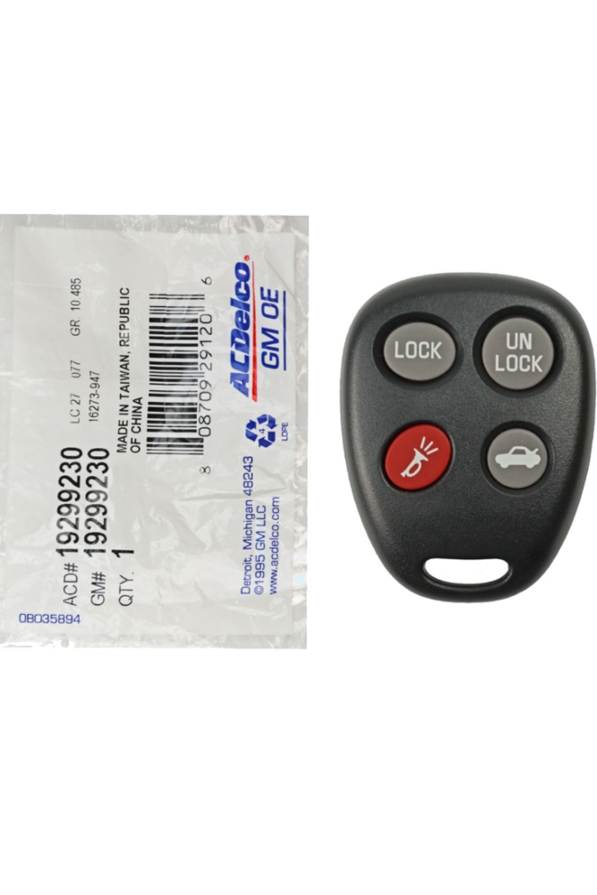 *NEW OEM* 1997 - 2000 Chevrolet Corvette 4 Button Keyless Entry w/ Trunk - ELVATLB, ABO0216T-2