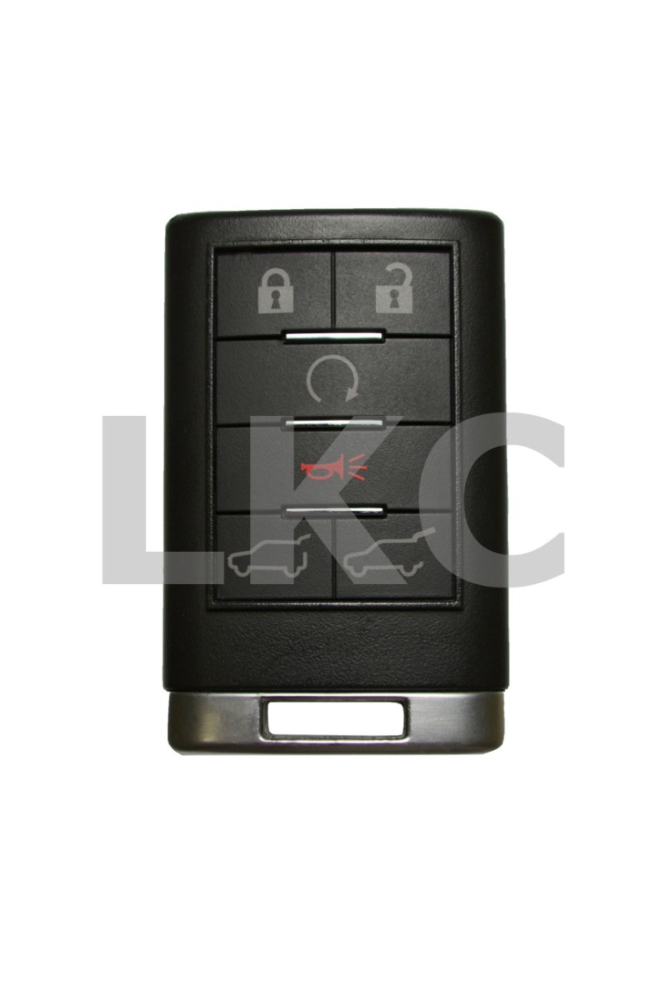 *SHELL & PAD ONLY* Cadillac Escalade 6 Button Keyless Entry Remote Fob Casing - OUC60000223-1