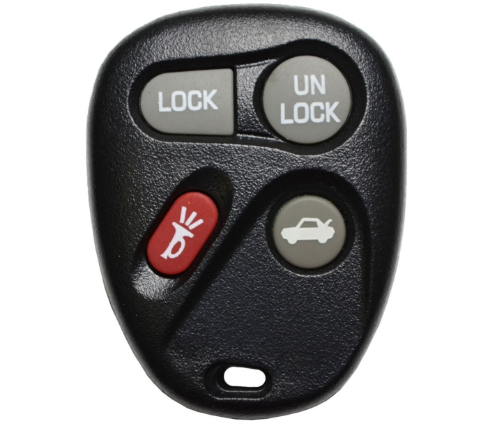 1996 - 2005 NEW GM 4 Button Keyless Entry Remote Fob - KOBUT1BT-5