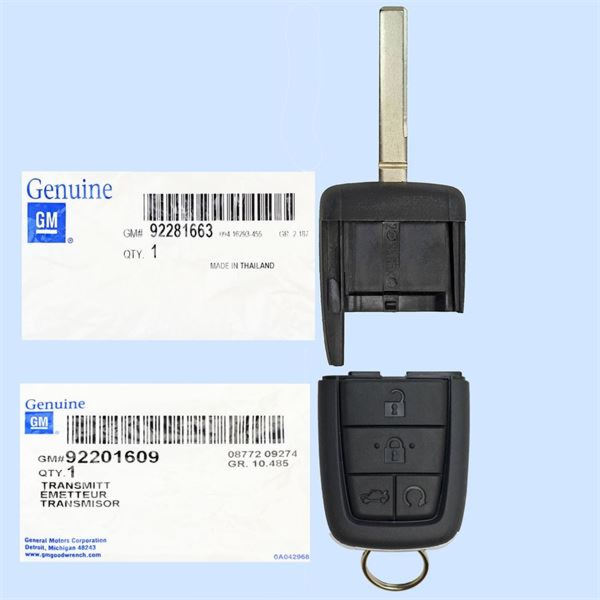 *NEW OEM* 2008 - 2010 Pontiac G8 5 Button Remote Head Key - OUC6000083-1