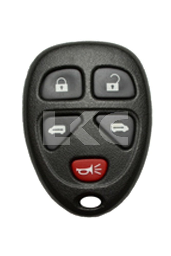 2005 - 2011 GM 5 Button Keyless Entry Remote Fob w/ Duel Sliding Doors - KOBGT04A-1