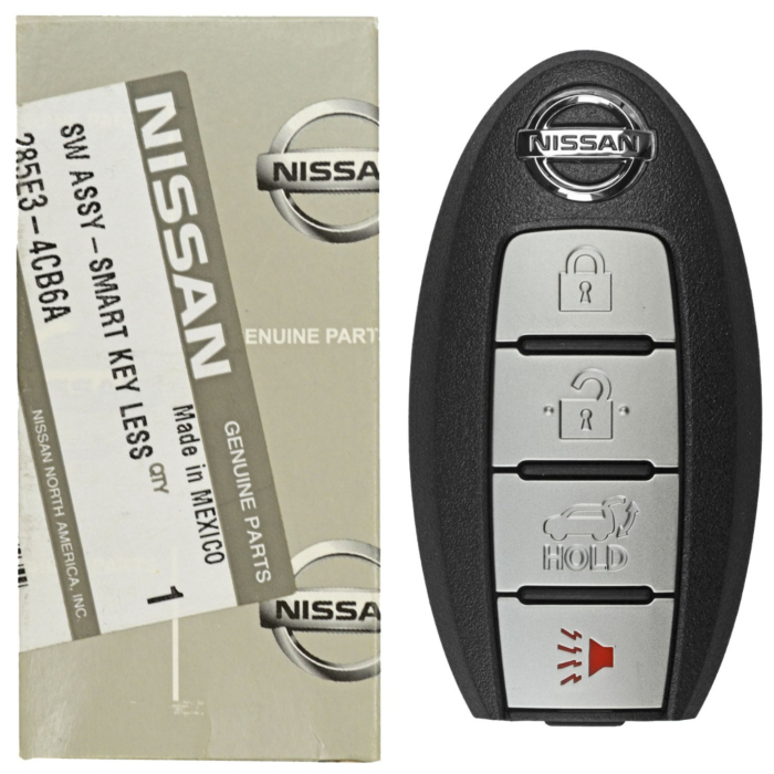 *NEW OEM* 2014 - 2016 Nissan Rogue 4 Button Smart Remote - Emergency key included - KR5S180144106 -2