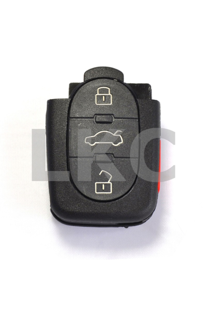 1999 - 2005 Audi 4 Button Remote Flip Key - Blade Piece Included - MYT8Z0837231 - 4D083-7231M-1