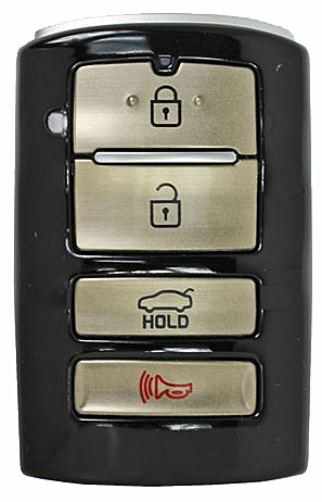 2014 - 2016 Kia 4 Button Smart Remote - Emergency key included - SY5KHFNA433-2