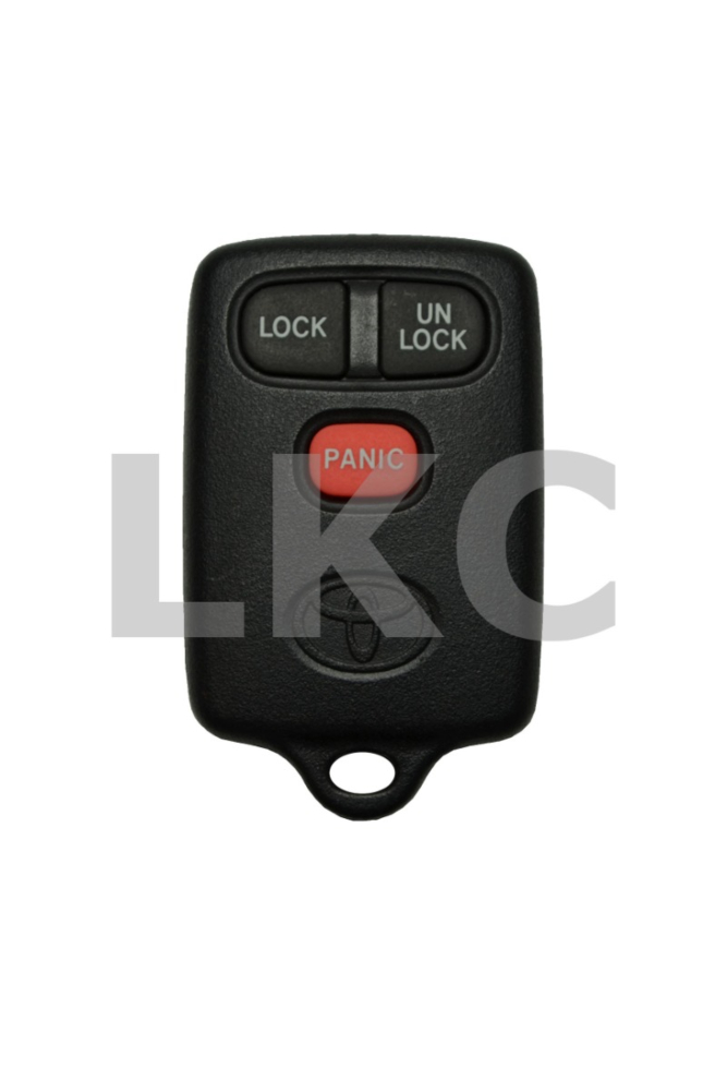 1997 - 1999 Toyota 3 Button Keyless Entry Remote Fob - GQ43VT7T-1