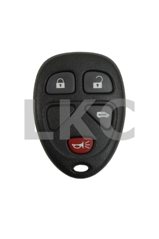 2005 - 2007 GM 4 Button Keyless Entry Remote Fob w/ Sliding Door - KOBGT04A - 15100812 or 15788021-1