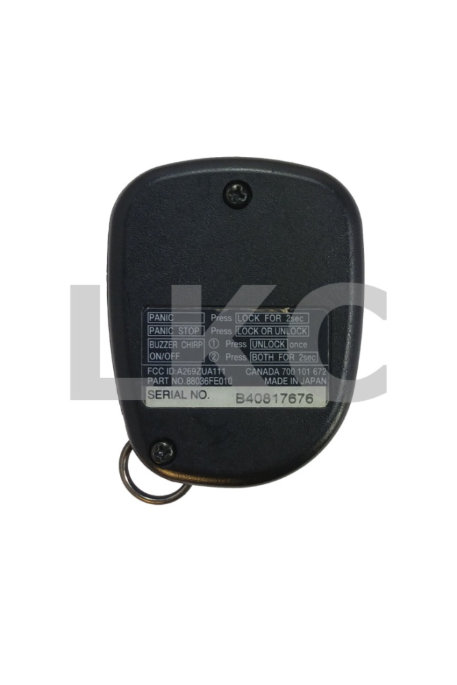 2005 - 2007 Saab 2 Button Keyless Entry Remote Fob - A269ZUA111-1