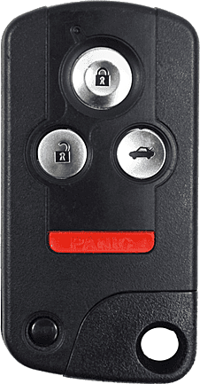 2005 - 2013 Acura RL 4 Button Smart Remote - Emergency Key Included - ACJ8D8E24A04 - Driver 1-1