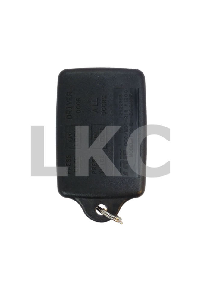 1992 - 1994 Chevrolet Caprice 3 Button Keyless Entry Remote Fob - ABO0116T(Caprice Classic Logo)-1