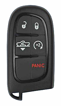 2013 - 2018 Dodge RAM 5 Button Smart Remote - Emergency key included - GQ4-54T-1